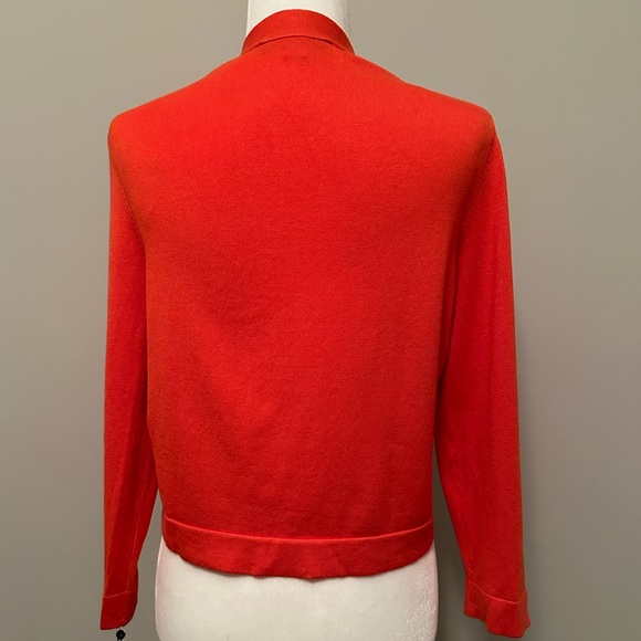 Tommy Hilfiger orange short cardigan - Picture 2 of 9